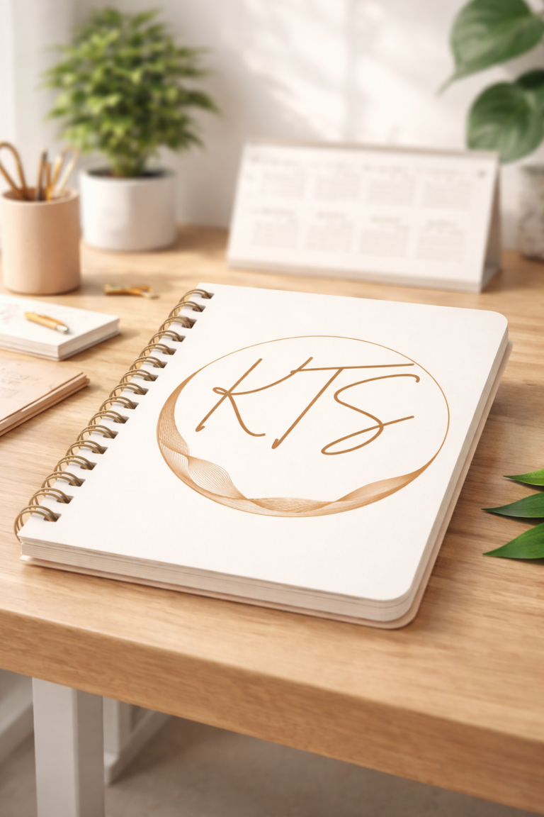 KTS Notepad - organized desk - KTS Strategies - ALIGN