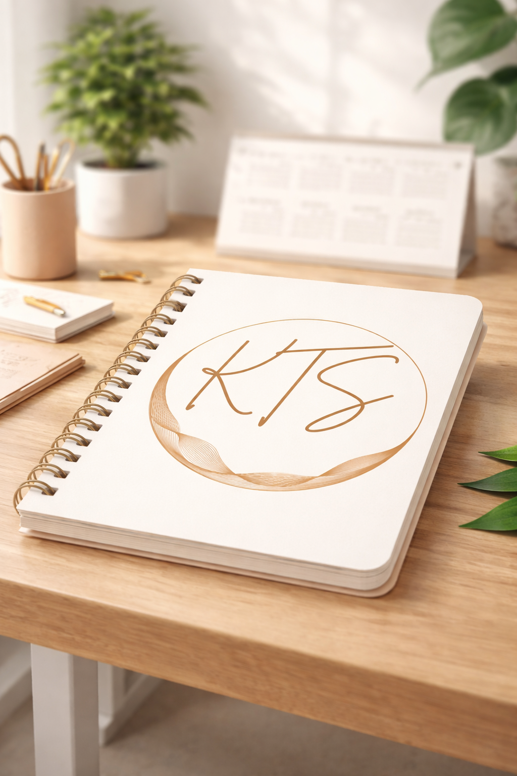KTS Notepad - organized desk - KTS Strategies - ALIGN
